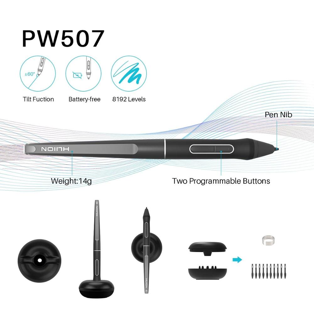 Graphics Tablet 13 Inch 8192 - NEW13 Inch Battery Free Stylus 8192
