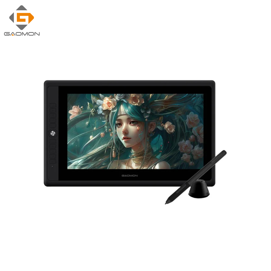 Drawing Tablet With Screen 15.6 Inch - Gaomon PD156 Pro Graphics Tablet 15.6