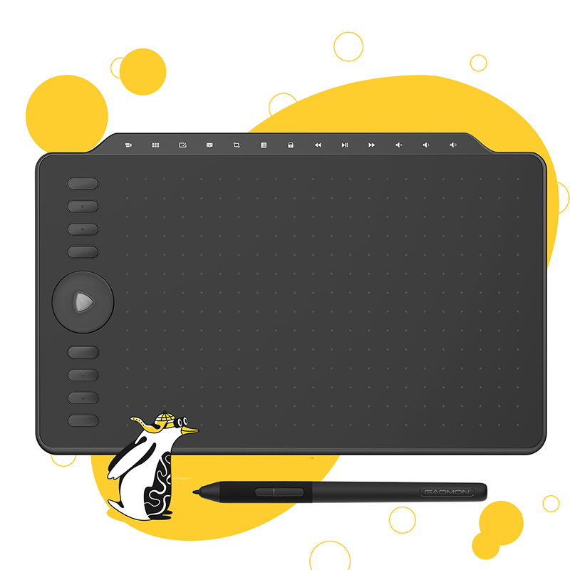 Graphics Tablet 13 Inch 8192 - GAOMON Graphic Tablet M1220 12 Inch