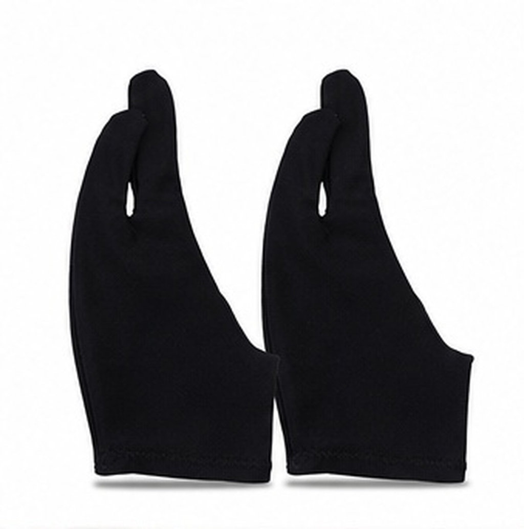 Drawing Glove Two Finger Artist - 2Pcs Artist Drawing Gloves Two Finger