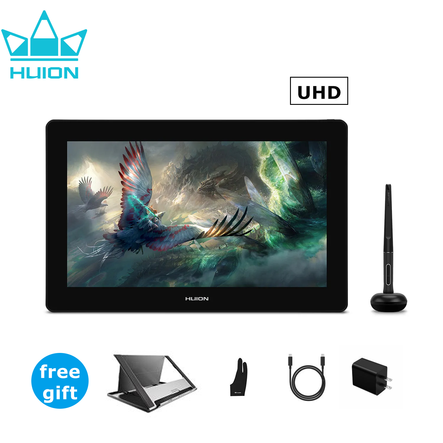 Pen Display 4K 16 Inch - Huion Kamvas Pro 16 4K Series