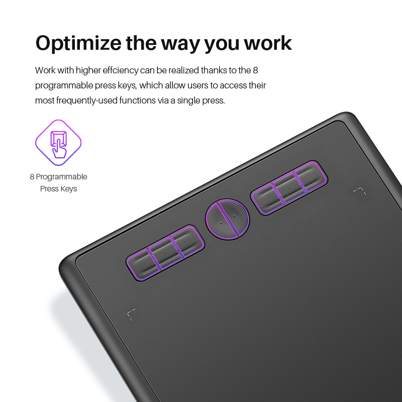 Drawing Tablet Battery Free Stylus - NEWInspiroy H610X 10th Anniversary Products Digital