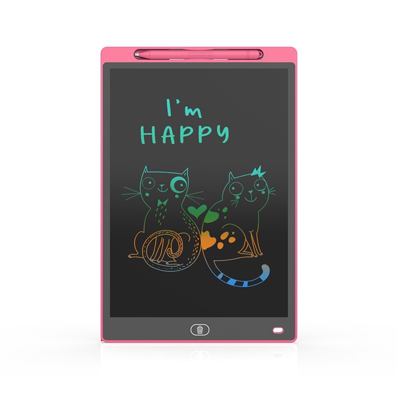 8.5 Inch LCD Screen Children's - Drawing Tablet Battery Free Stylus ulasan dan harga