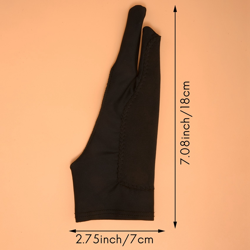 a86g new 5 Pack Artist Gloves  - Drawing Glove Two Finger Artist ulasan dan harga
