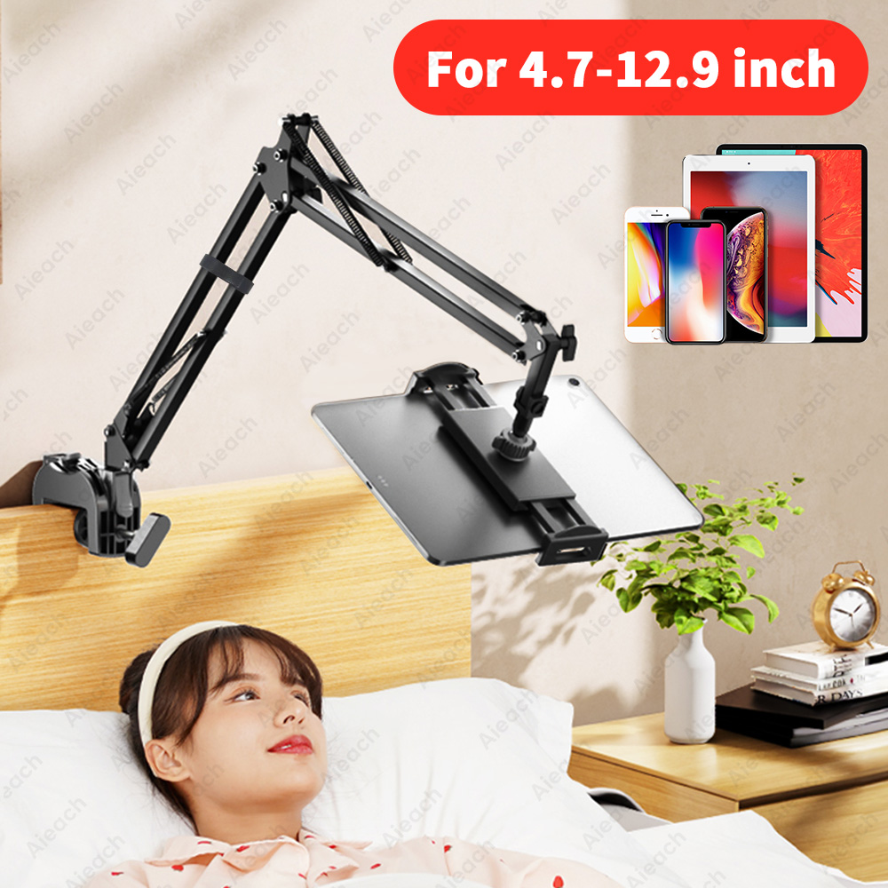 Adjustable Bed Tablet Stand fo - Tablet Stand Adjustable Aluminum ulasan dan harga