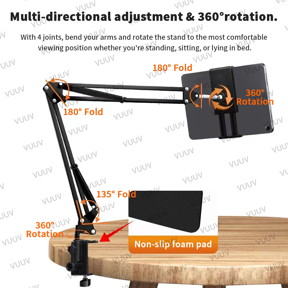 Adjustable Bed Tablet Stand fo - Tablet Stand Adjustable Aluminum ulasan dan harga