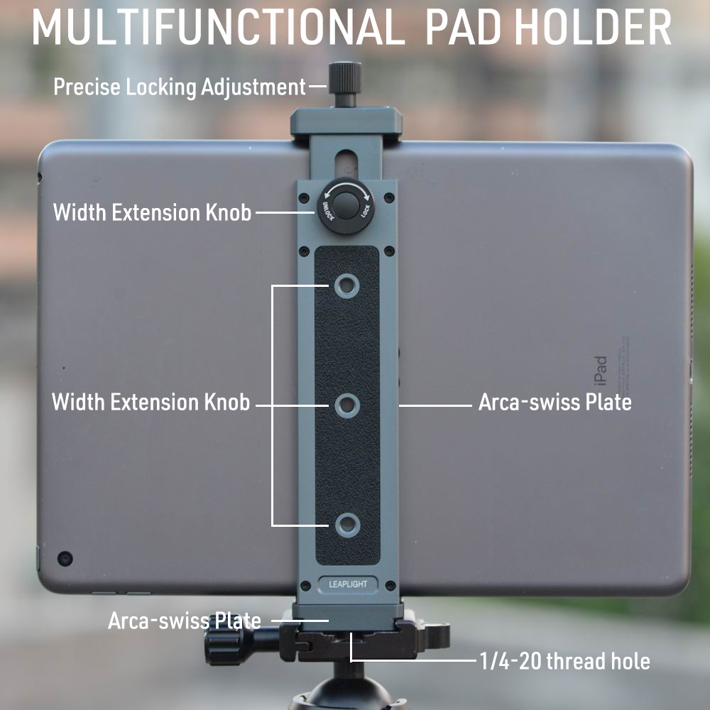 LEAPLIGHT Universal Aluminum T - Tablet Stand Adjustable Aluminum ulasan dan harga