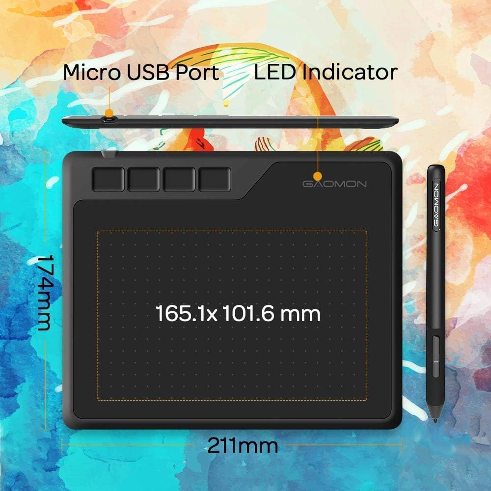 Gaomon S620 Graphics Tablet 6. - Drawing Tablet Standalone Android ulasan dan harga