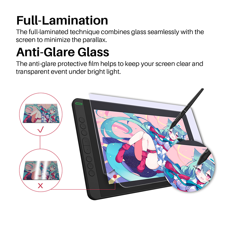 HUION Kamvas 13 Graphic Tablet - Pen Display With Express Keys ulasan dan harga