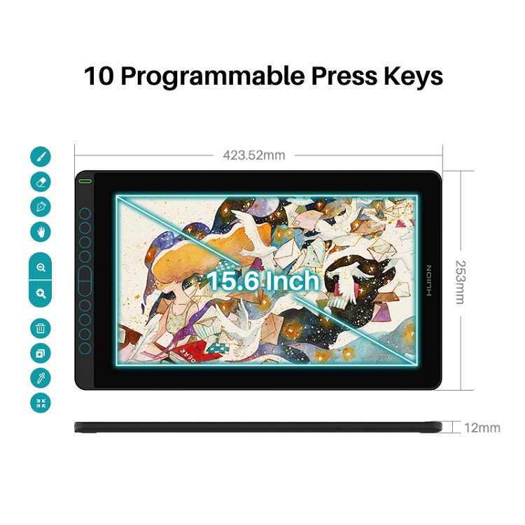 Kamvas 16(2021) 15.6 Inch Scre - Drawing Tablet With Screen 15.6 Inch ulasan dan harga
