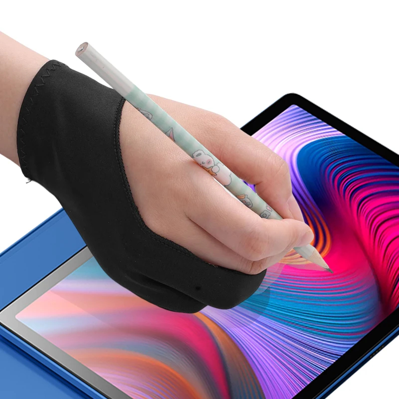 Drawing Glove Palm Rejection T - Drawing Glove Two Finger Artist ulasan dan harga