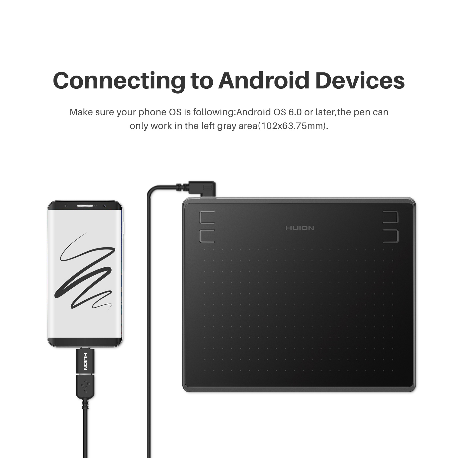 HUION HS64-16K 6x4 Inches Grap - Drawing Tablet Battery Free Stylus ulasan dan harga