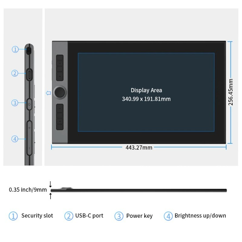 15.6 inch Artist Pro 16 Graphi - Drawing Tablet With Screen 15.6 Inch ulasan dan harga