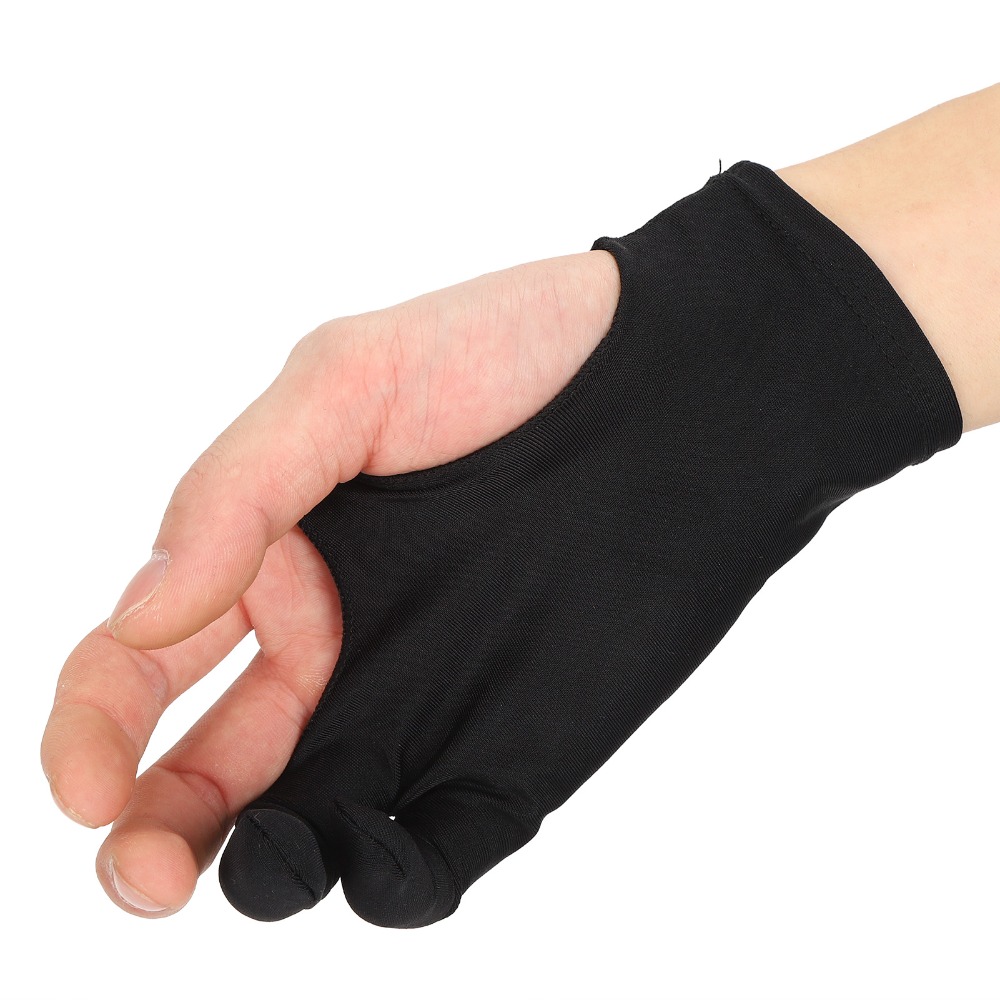 2pcs Durable Two-Finger Design - Drawing Glove Two Finger Artist ulasan dan harga