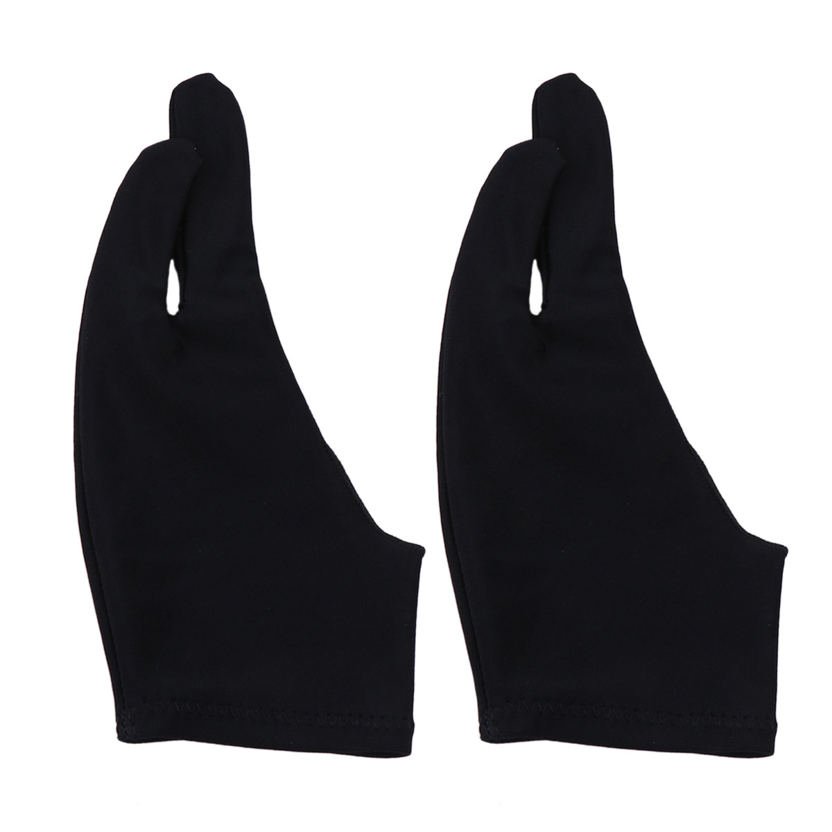 2Pcs Artist Drawing Gloves Two - Drawing Glove Two Finger Artist ulasan dan harga