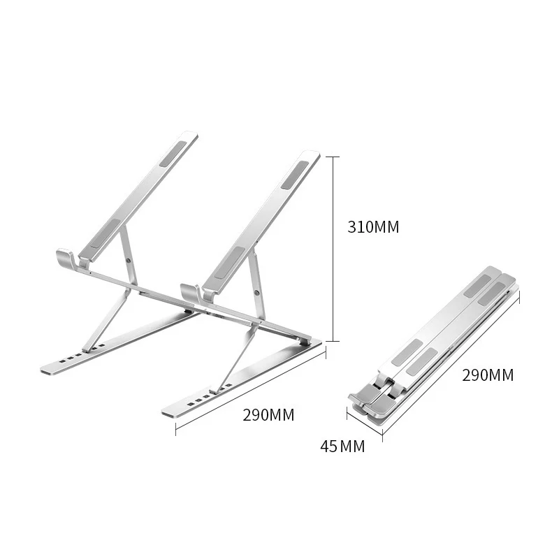For Macbook Laptop Stand Foldi - Tablet Stand Adjustable Aluminum ulasan dan harga
