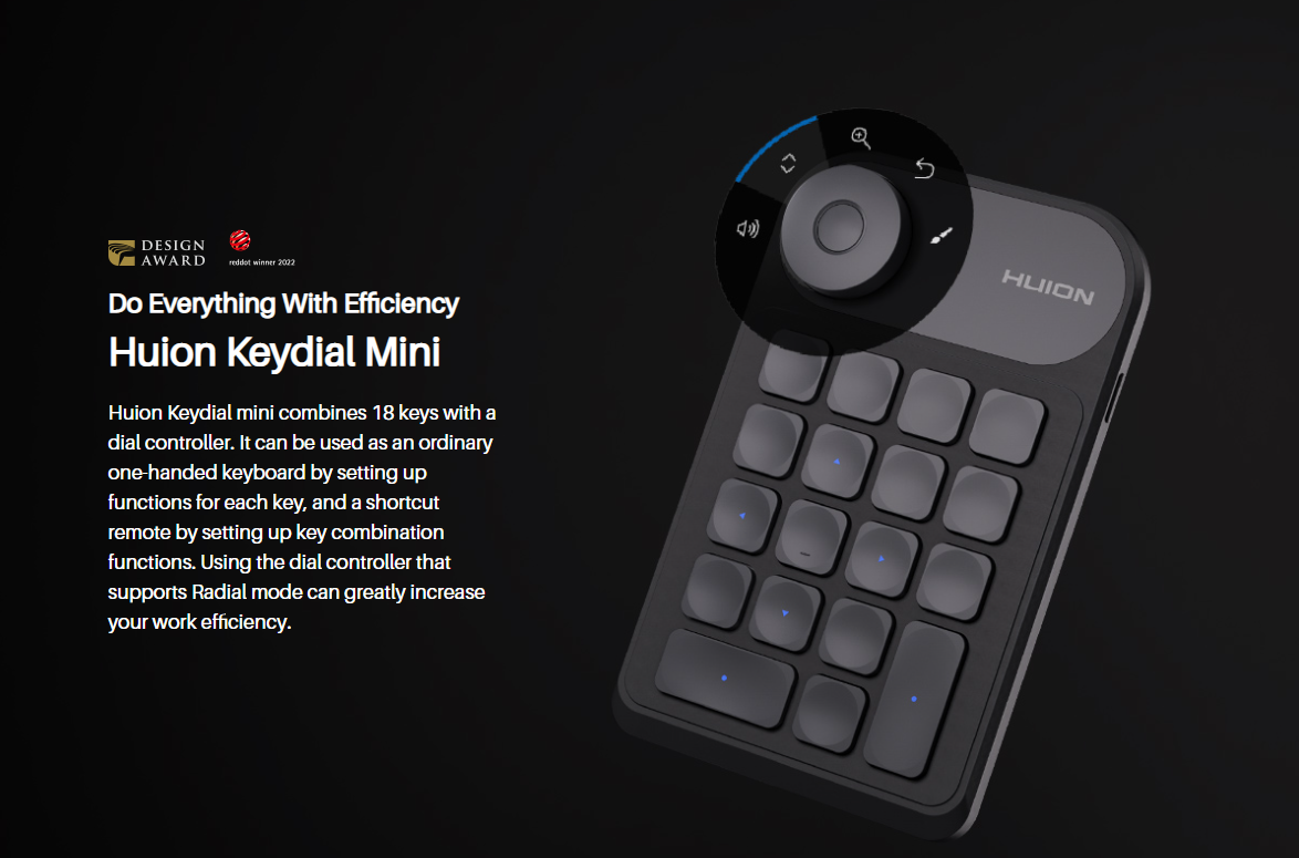 Mini KeyDail K20 Customized Fu - Pen Display With Express Keys ulasan dan harga