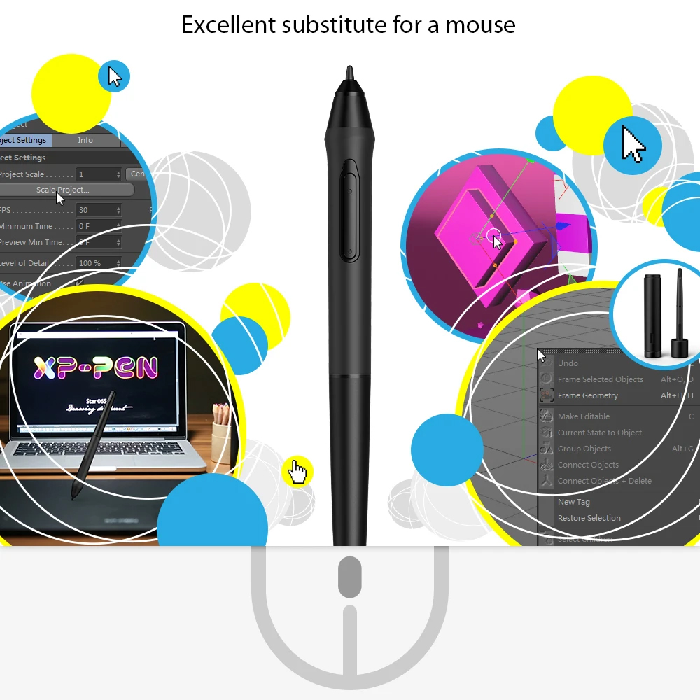 P05/P05S Battery-Free Passive  - Drawing Tablet Battery Free Stylus ulasan dan harga