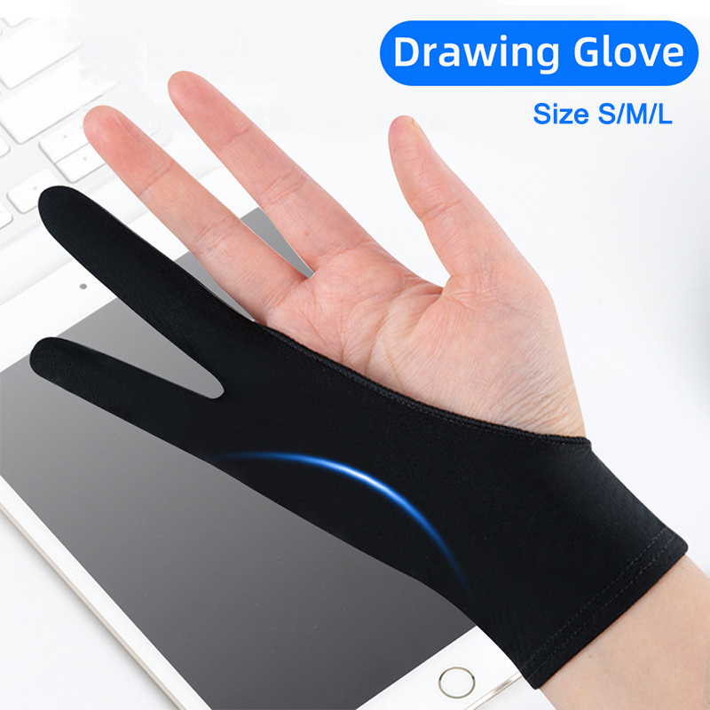 Two-Finger Drawing Gloves Palm - Drawing Glove Two Finger Artist ulasan dan harga