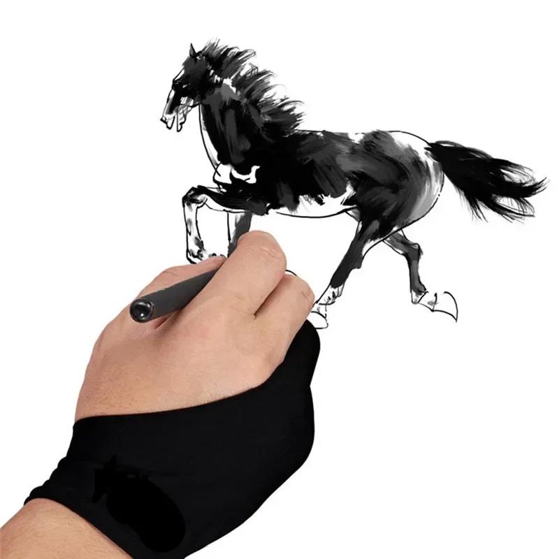 Two-Finger Drawing Gloves Palm - Drawing Glove Two Finger Artist ulasan dan harga