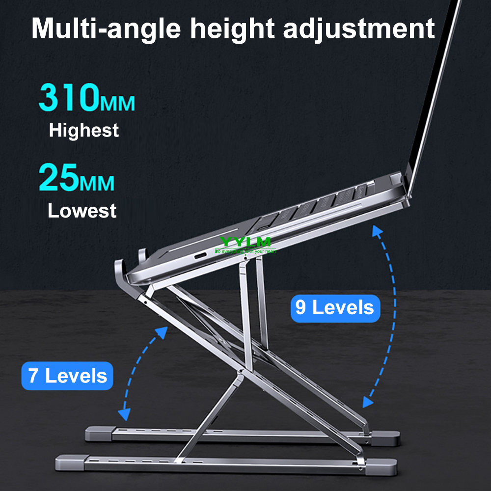 YYLM NEW N8 Adjustable Laptop  - Tablet Stand Adjustable Aluminum ulasan dan harga