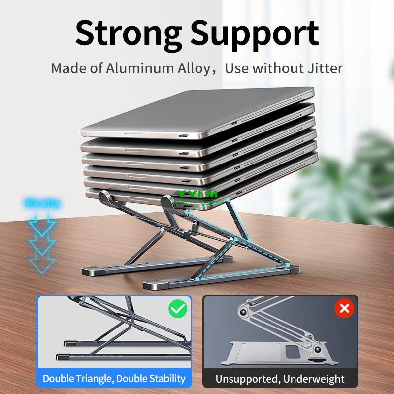 YYLM NEW N8 Adjustable Laptop  - Tablet Stand Adjustable Aluminum ulasan dan harga