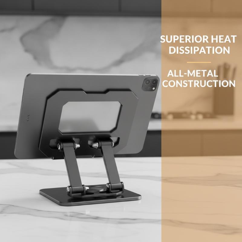 Universal 360° Rotatable Table - Tablet Stand Adjustable Aluminum ulasan dan harga