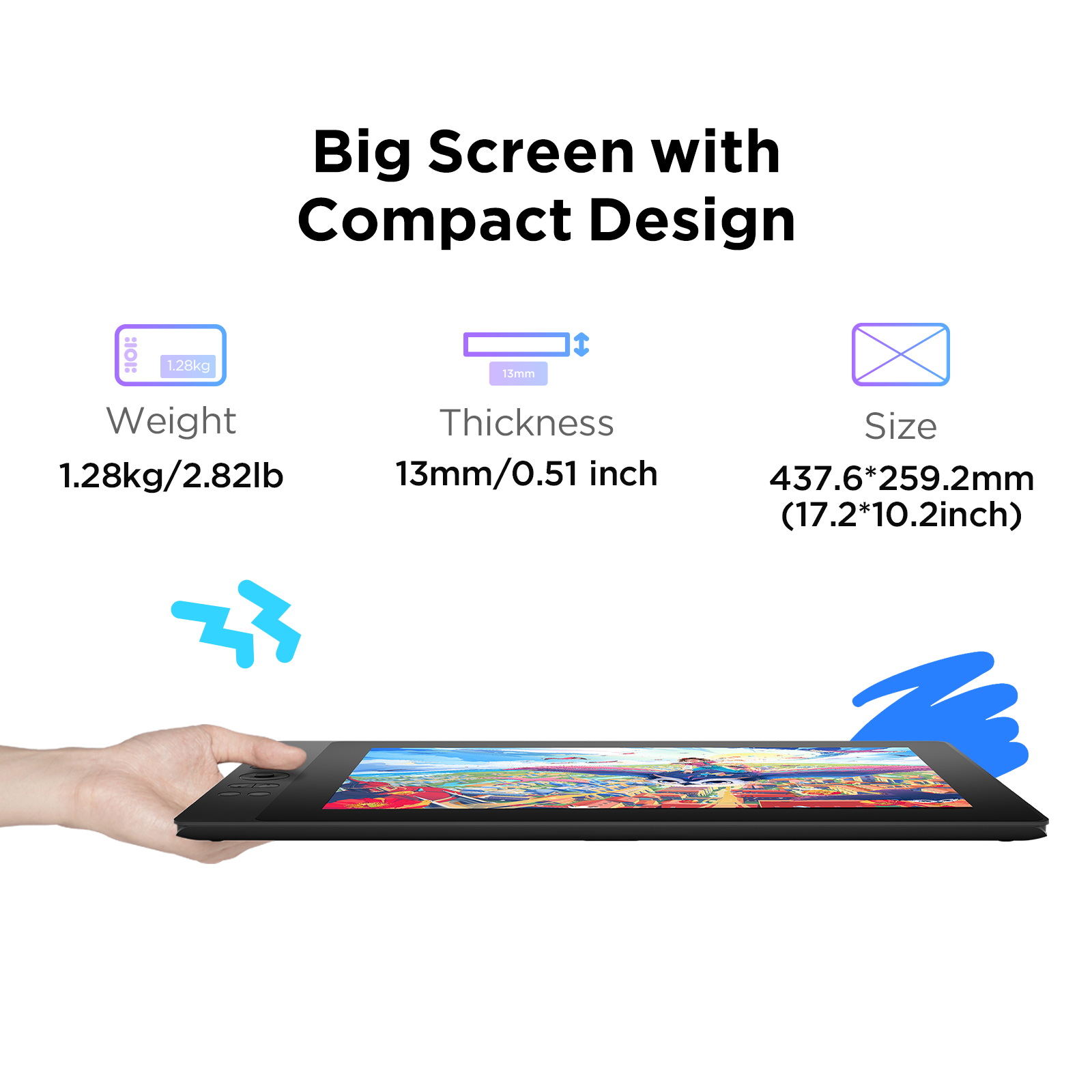 UGEE UE16 15 Inch Drawing Tabl - Drawing Tablet With Screen 15.6 Inch ulasan dan harga