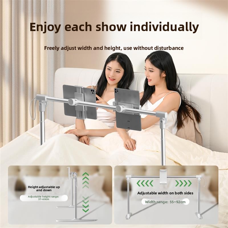 Bed Sofa Device Holder Aluminu - Tablet Stand Adjustable Aluminum ulasan dan harga