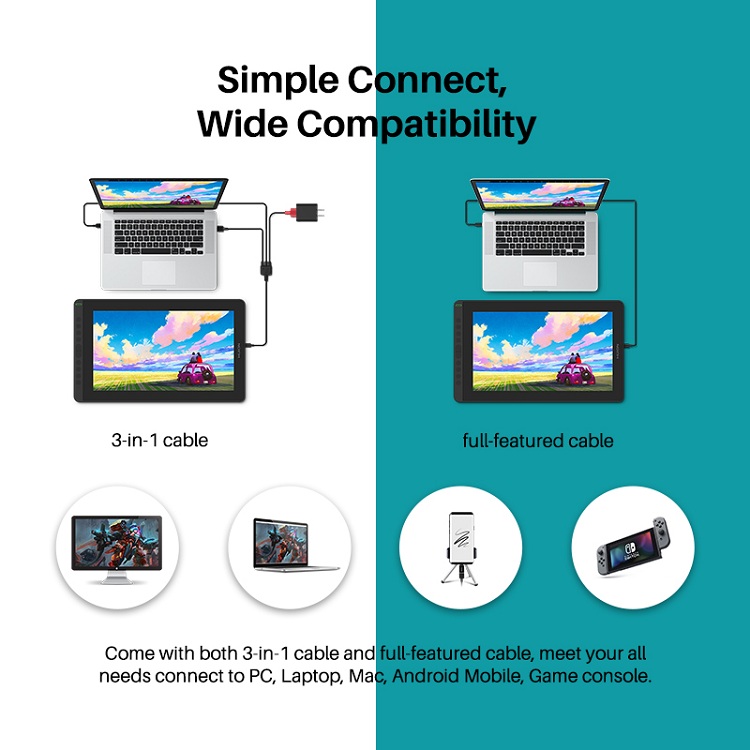 Original Kamvas 16(2021) 15.6  - Drawing Tablet With Screen 15.6 Inch ulasan dan harga