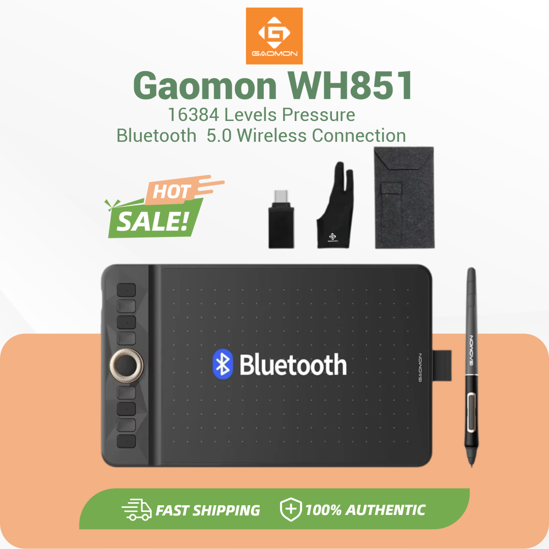 GAOMON WH851 Wireless Graphics - Drawing Tablet Standalone Android ulasan dan harga