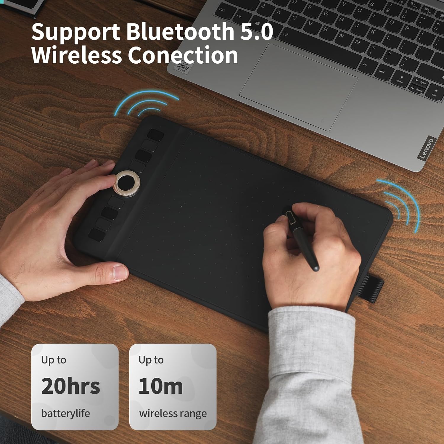 GAOMON WH851 Wireless Graphics - Drawing Tablet Standalone Android ulasan dan harga