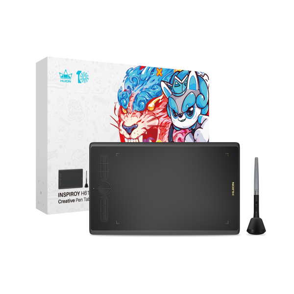 NEWInspiroy H610X 10th Anniver - Drawing Tablet Battery Free Stylus ulasan dan harga