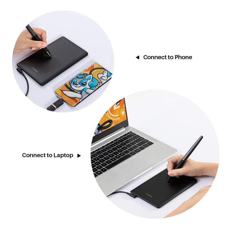4x2.6 Inch Huion H420X Graphic - Drawing Tablet Standalone Android ulasan dan harga