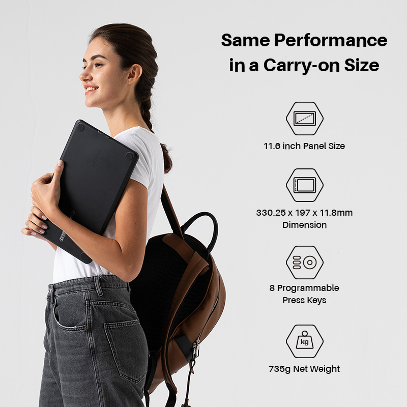 HUION Kamvas 12 Graphic Tablet - Drawing Tablet Standalone Android ulasan dan harga