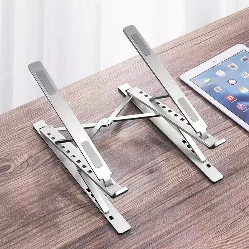Laptop Stand For Macbook Foldi - Tablet Stand Adjustable Aluminum ulasan dan harga