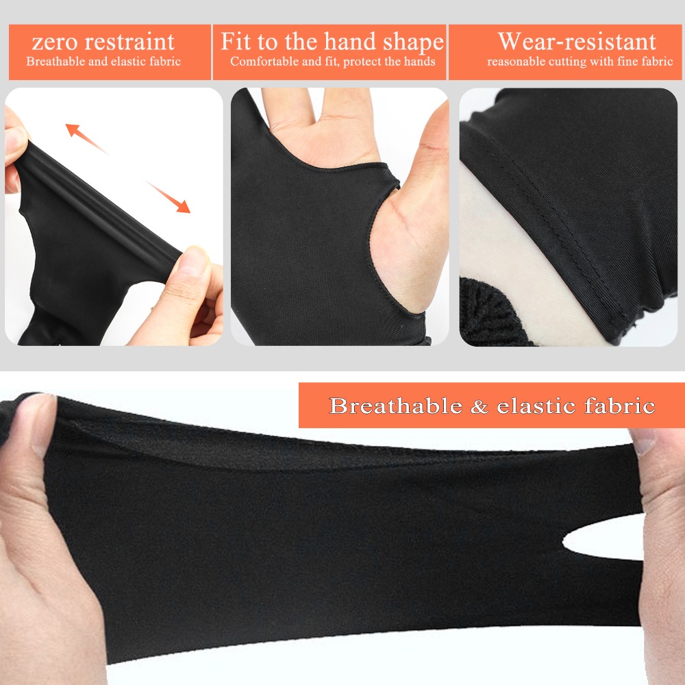 2pcs Durable Two-Finger Design - Drawing Glove Two Finger Artist ulasan dan harga