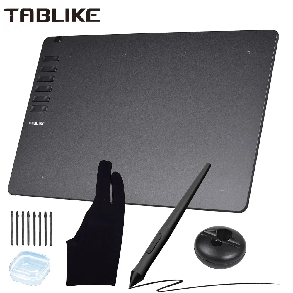 TABLIKE Graphics Tablet for Dr - Drawing Tablet Battery Free Stylus ulasan dan harga