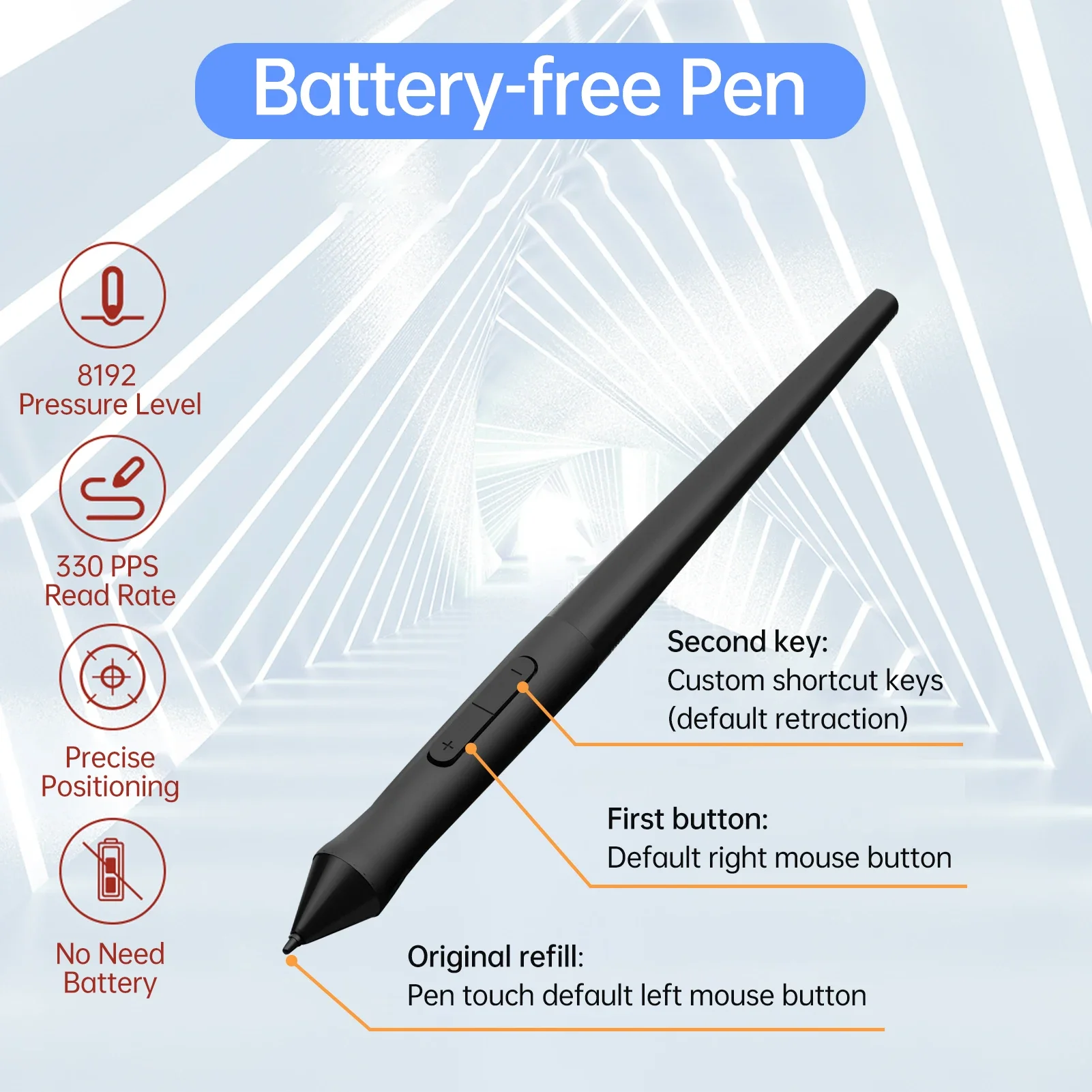 TABLIKE Graphics Tablet for Dr - Drawing Tablet Battery Free Stylus ulasan dan harga