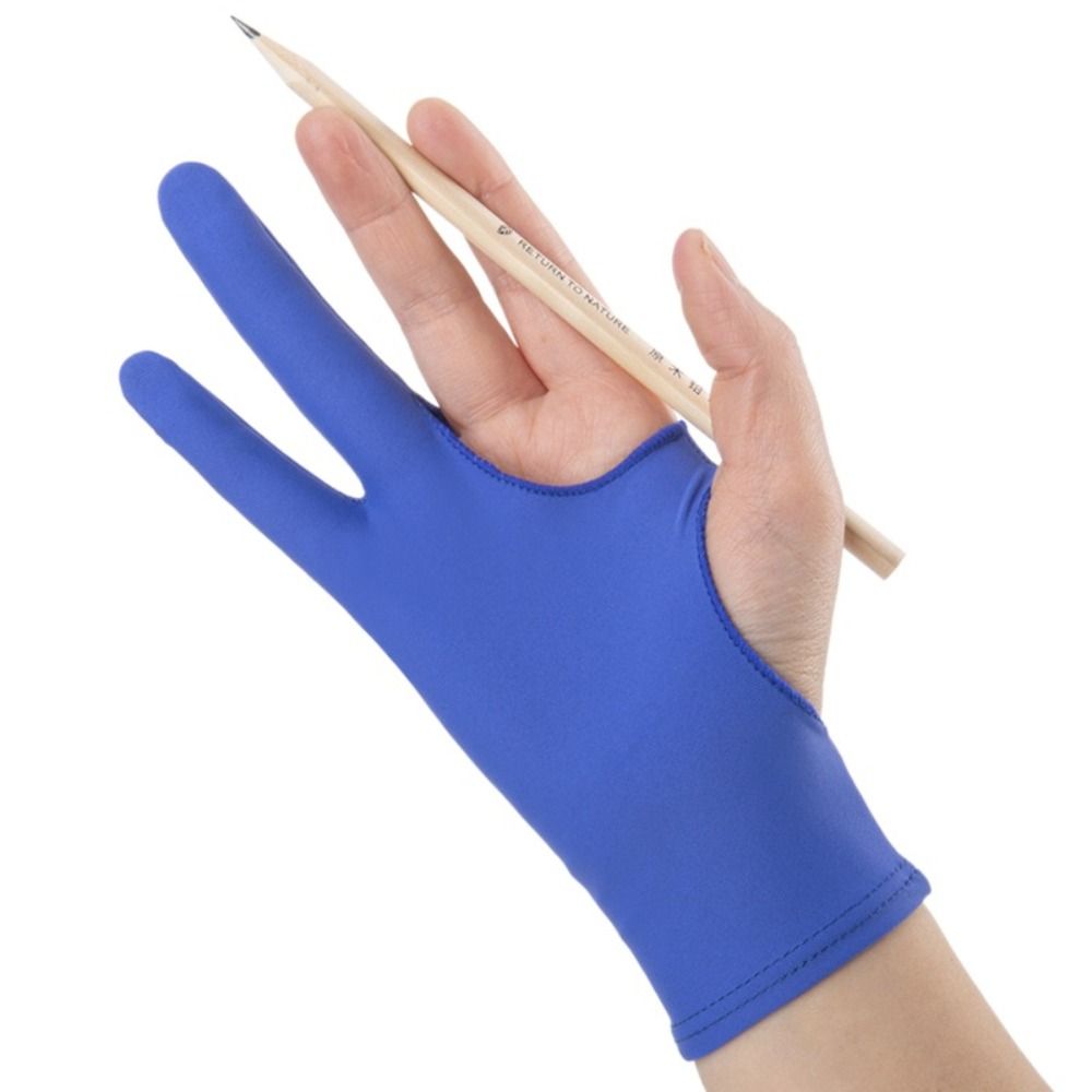 For Artist Anti-Scratch Anti-f - Drawing Glove Two Finger Artist ulasan dan harga