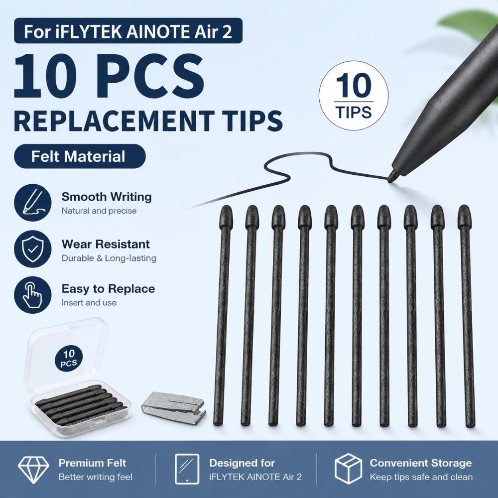 10PCS Felt Replacement Stylus  - Replacement Pen Nibs Stylus ulasan dan harga